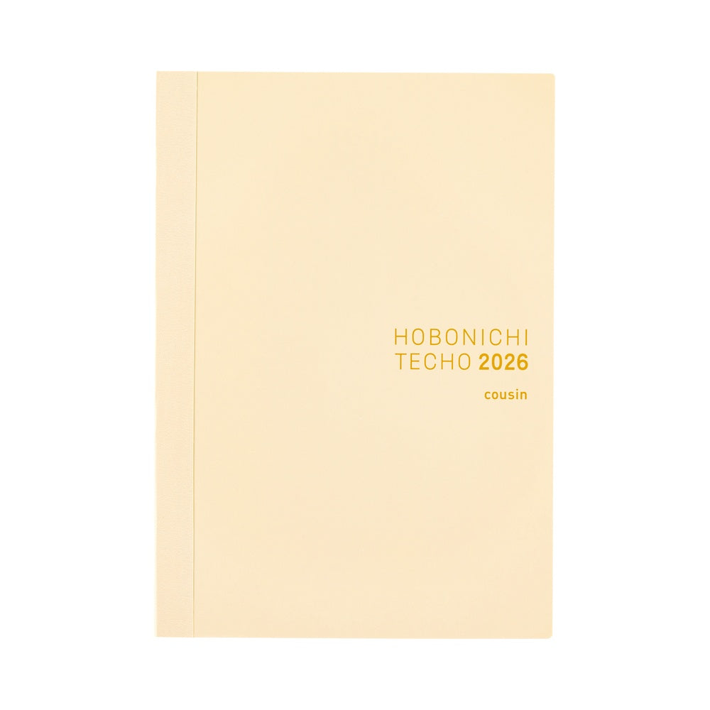 2026 Hobonichi Techo English Cousin Book《January Start | English | A5》