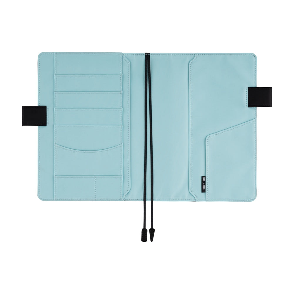 2026 Hobonichi Techo English Cousin Book / Colors: Black x Clear Blue Cover《January Start | English | A5》