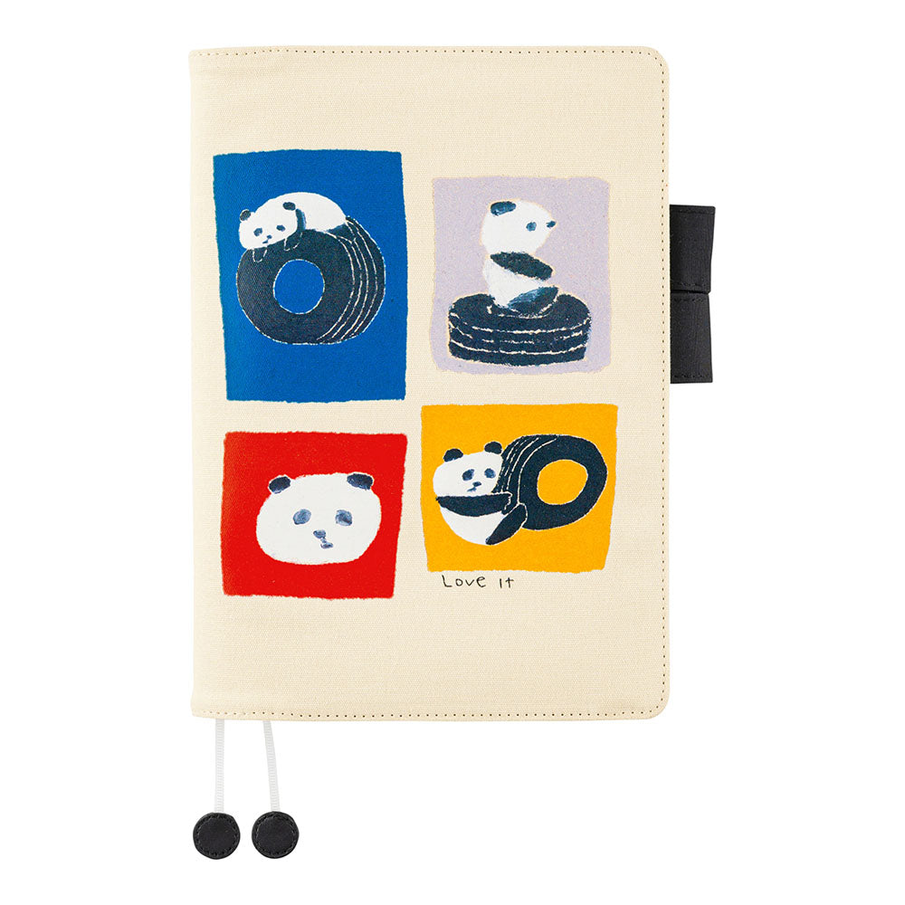 Jin Kitamura: Love it (Panda) / A5 Cousin Cover for Hobonichi Techo