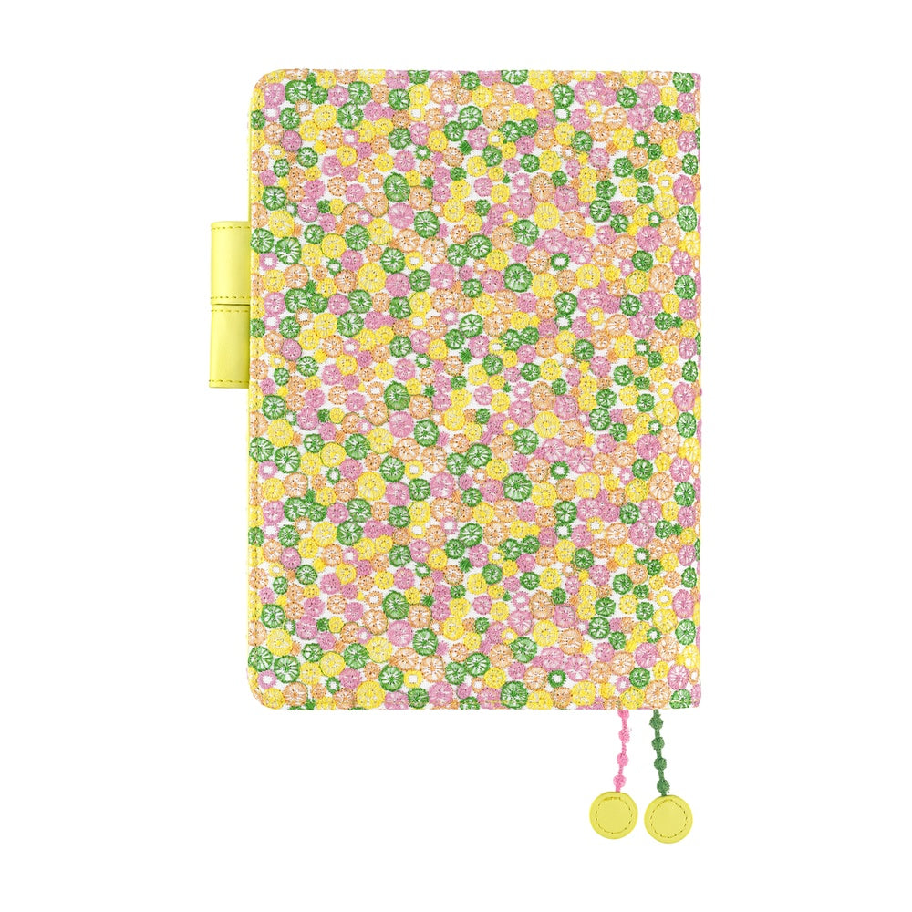 2026 Hobonichi Techo English Cousin Book / mina perhonen: skyful (Yellow)《January Start | English | A5》
