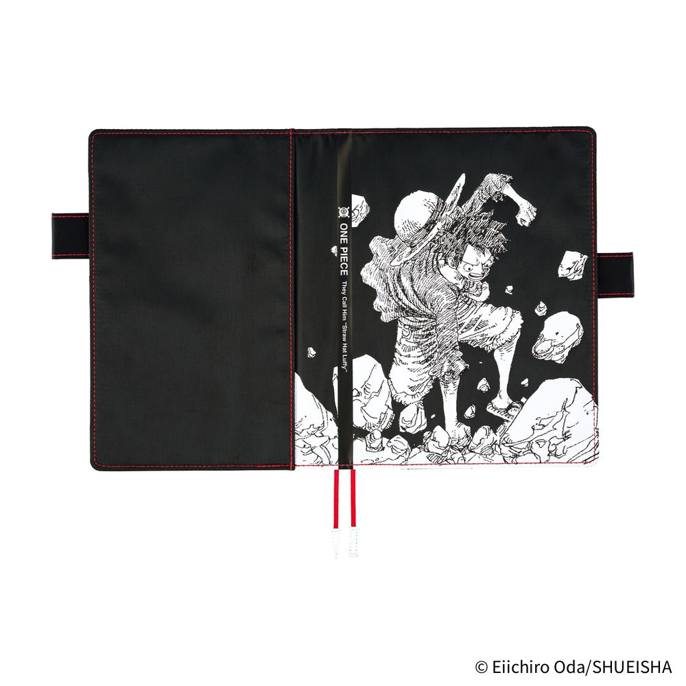 2026 Hobonichi Techo English Cousin Book + ONE PIECE magazine: Straw Hat Luffy (Black)《January Start | English | A5》