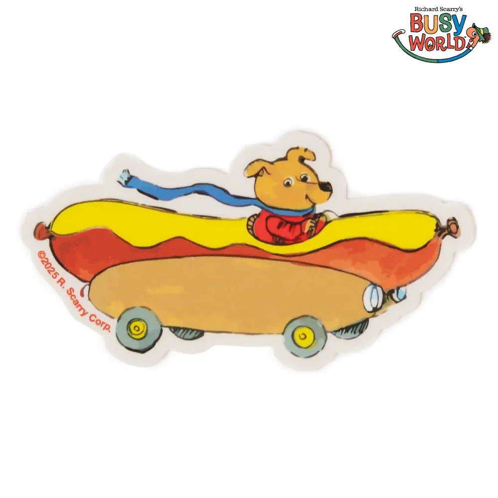 Hot Dog Car Sticker · 3P4 X Richard Scarry®
