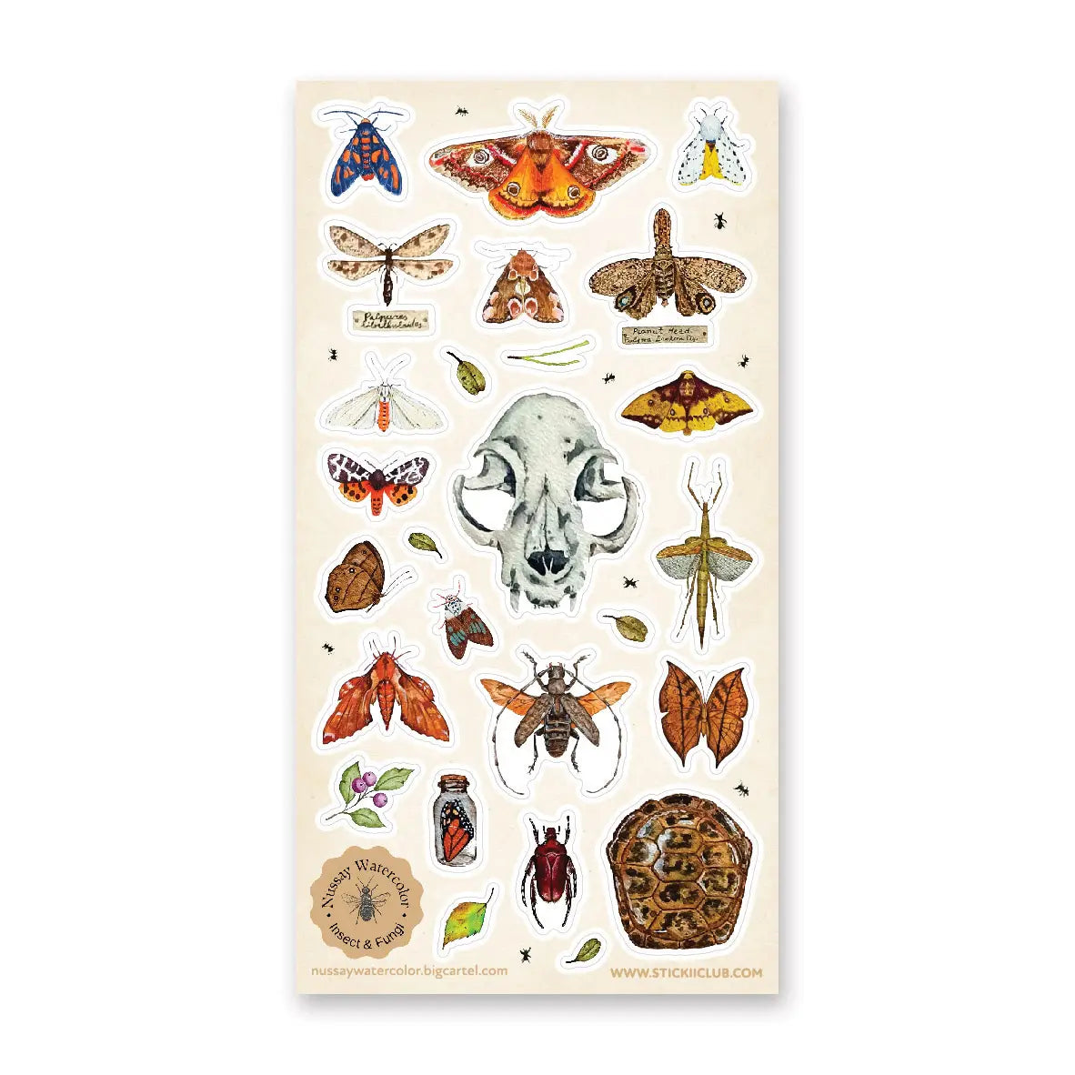 Nature Study Sticker Sheet · STICKII