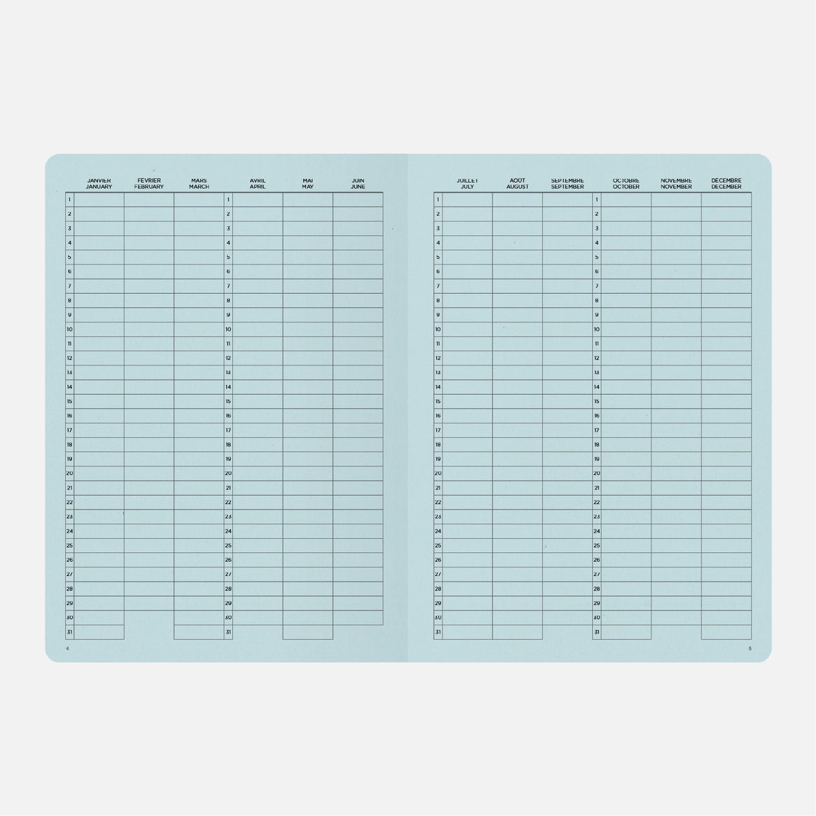 Papier Tigre Notebook A5 - Admin Lined