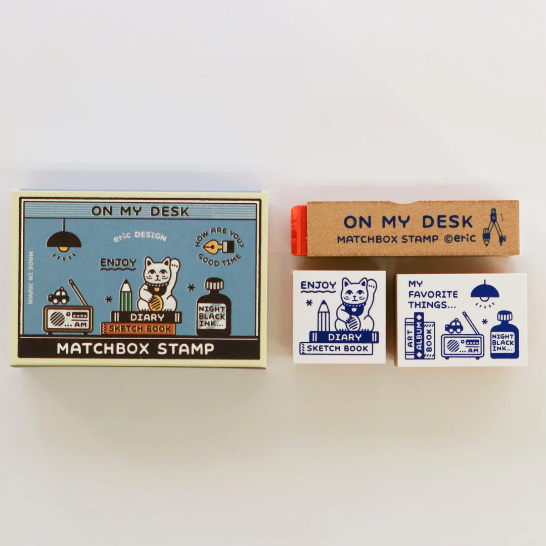 eric small things x SANBY Matchbox Rubber Stamp Set