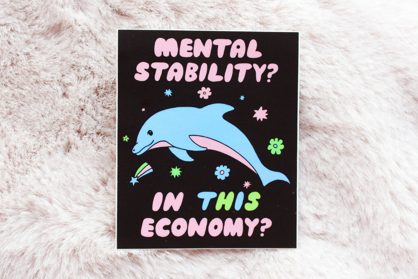 Mental Stability Sticker · Tender Ghost