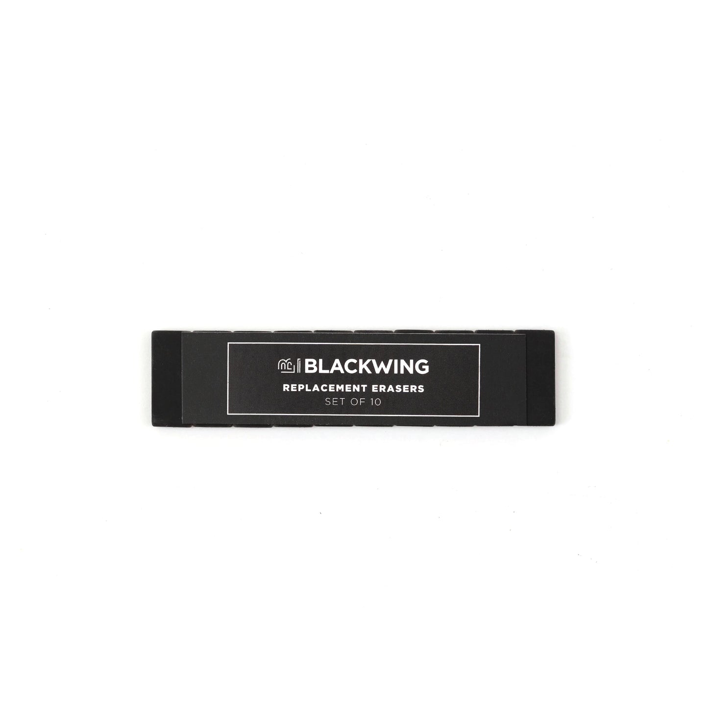 Blackwing Replacement Black Erasers - Set of 10