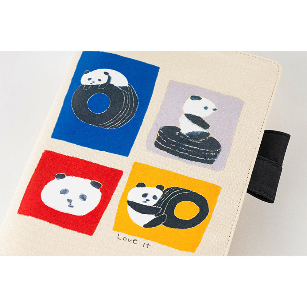 Jin Kitamura: Love it (Panda) / A5 Cousin Cover for Hobonichi Techo