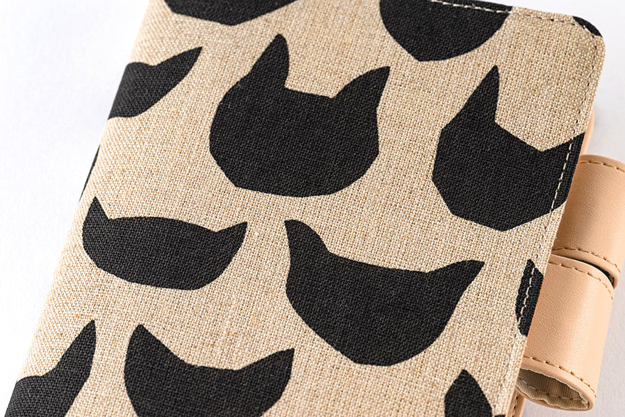 mina perhonen: anone-anone (Black) / A6 Original Cover for Hobonichi Techo