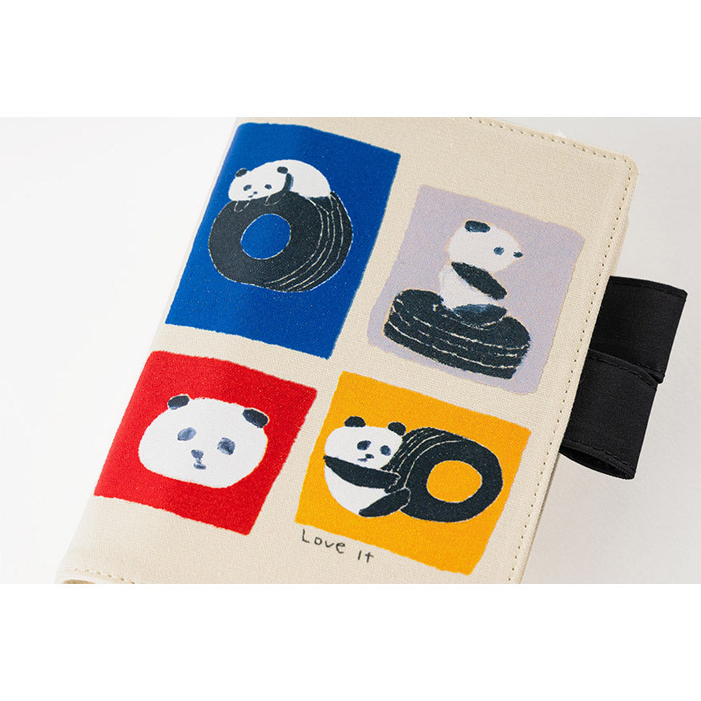 Jin Kitamura: Love it (Panda) / A6 Original Cover for Hobonichi Techo