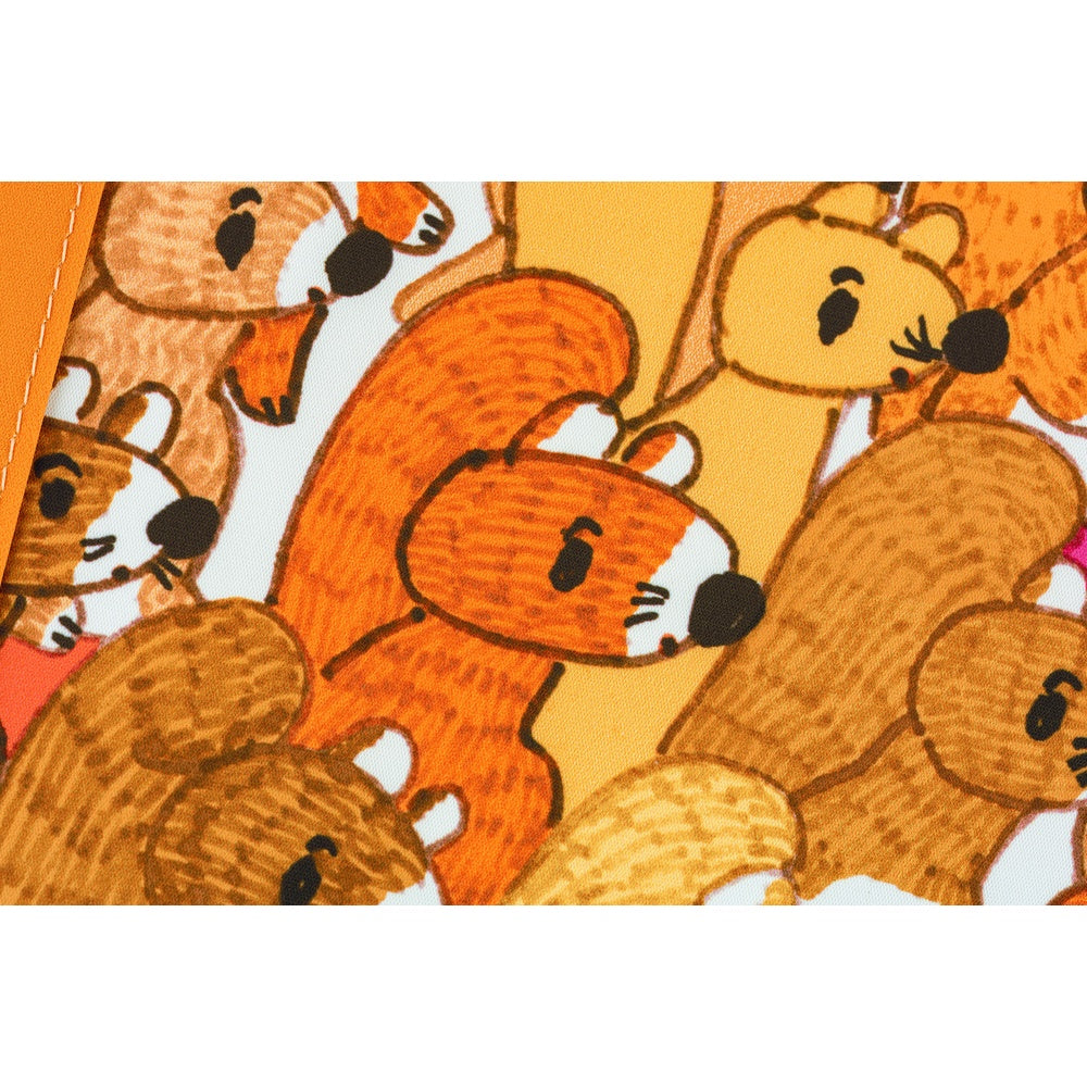 2026 Hobonichi Techo English Original Book +100%ORANGE: Squirrel Squadron《January Start | English | A6》