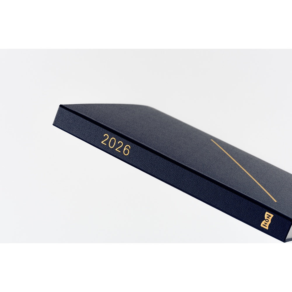 2026 Hobonichi Techo A5 English HON Slash / Navy《January Start | English | A5》