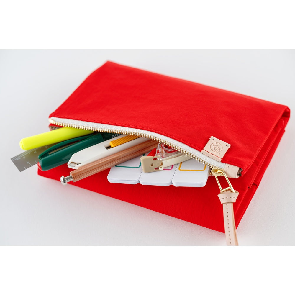 2026 Hobonichi Techo English Original Book + Tragen: Red Cover《January Start | English | A6》