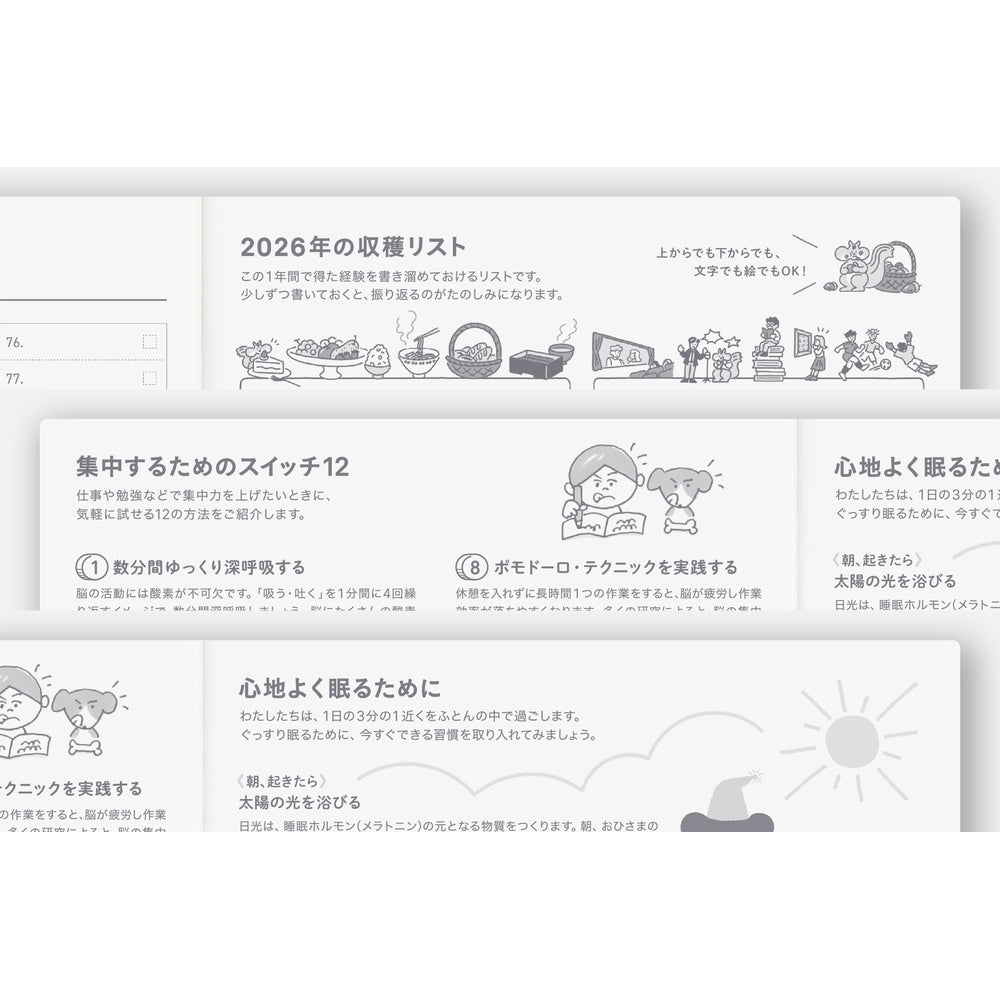 2026 Hobonichi Techo Japanese Cousin Book《January Start | Japanese | A5》
