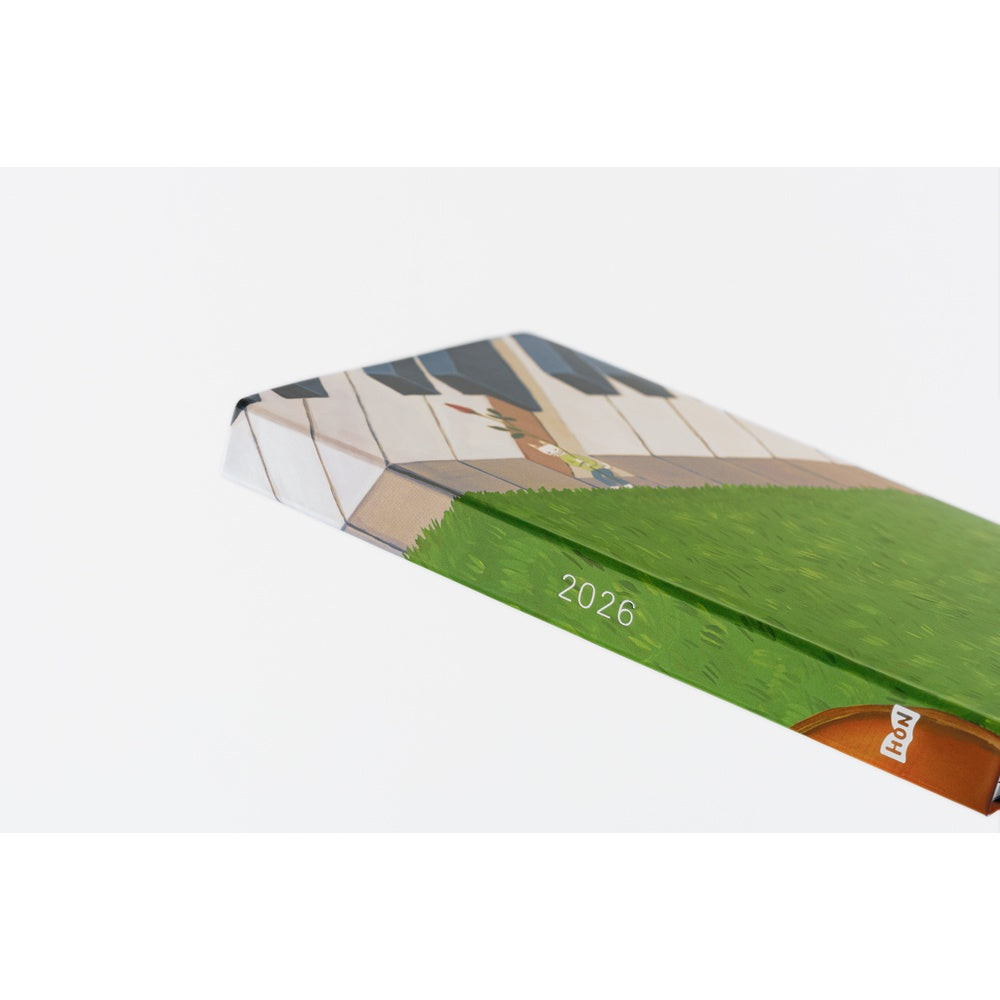2026 Hobonichi Techo A6 HON / Hiroko Kubota: Waiting on the Chord《January Start | English | A6》