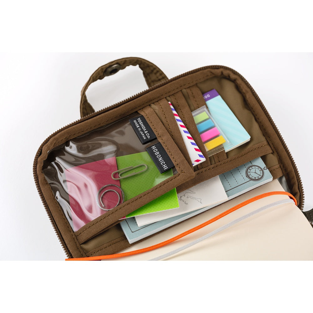 2026 Hobonichi Techo English Original Book + POTR: Stroll (Light Brown) Cover《January Start | English | A6》 (Copy)