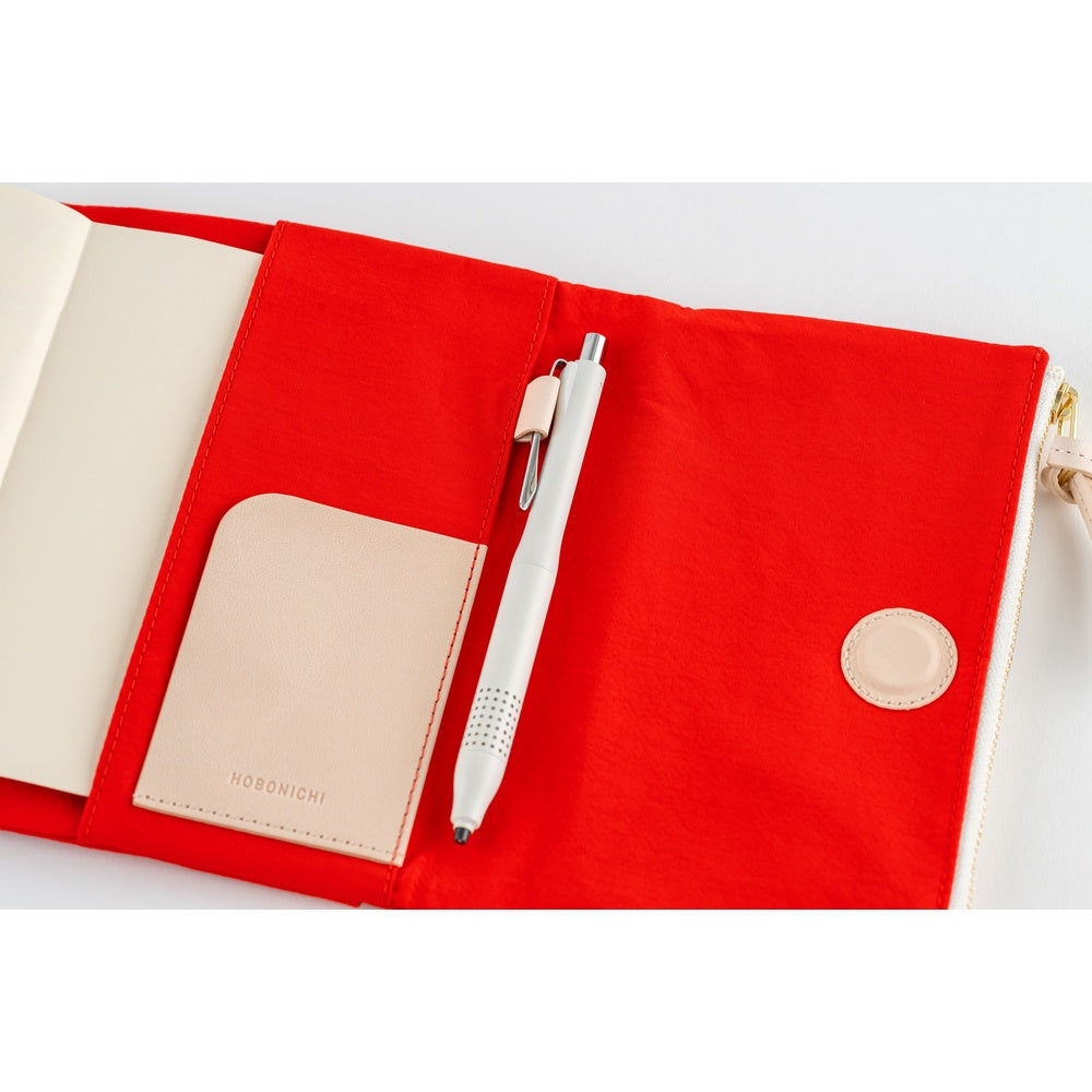 2026 Hobonichi Techo English Original Book + Tragen: Red Cover《January Start | English | A6》