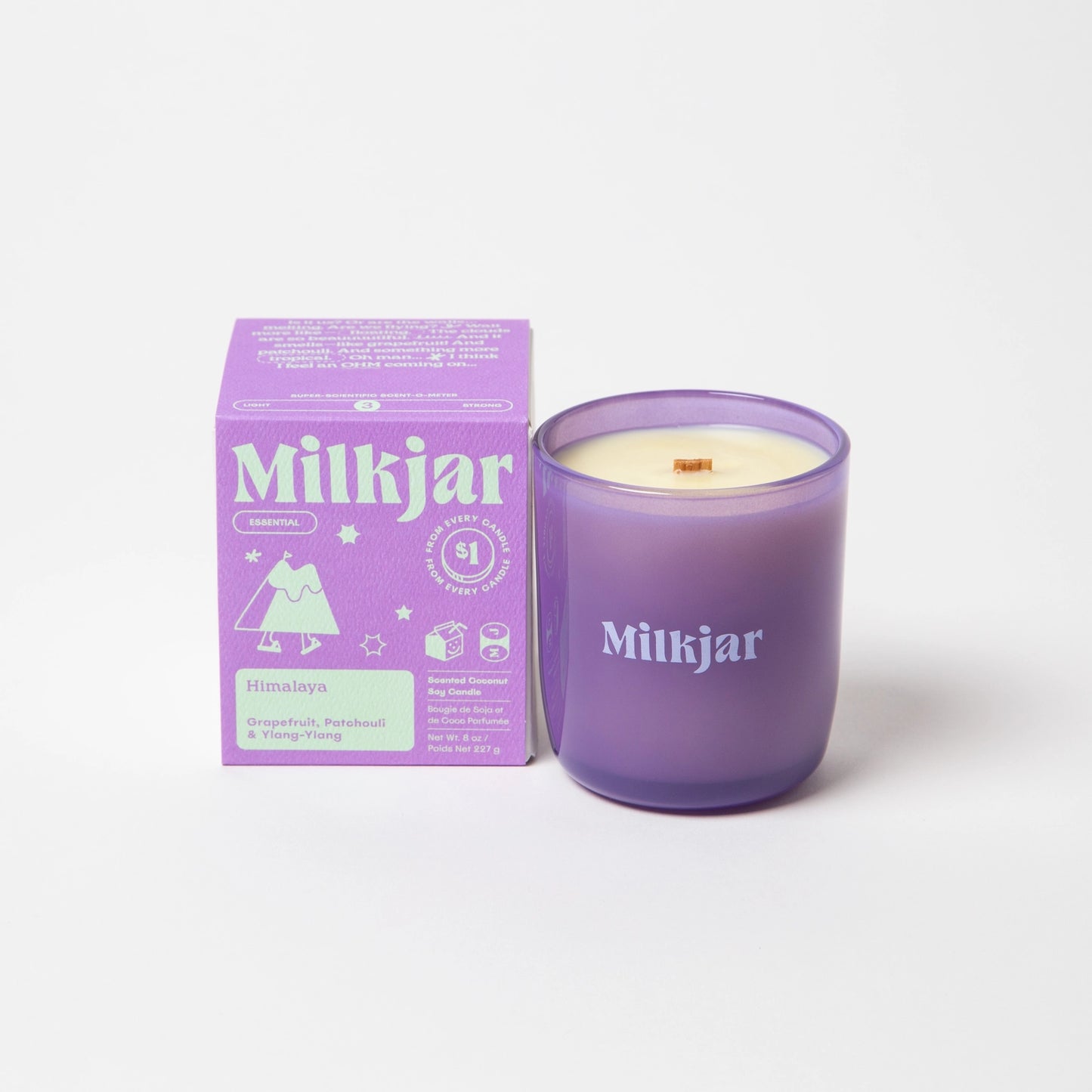 Himalaya Essential Oil Coconut Soy 8oz Candle · Milk Jar Candle Co.