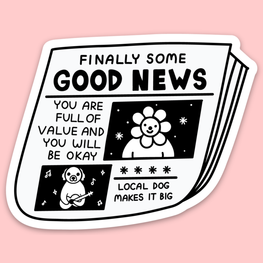 Good News Sticker · Tender Ghost