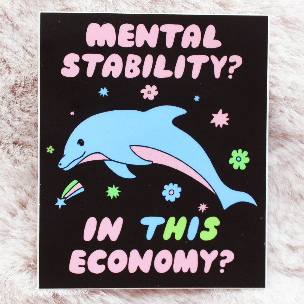 Mental Stability Sticker · Tender Ghost