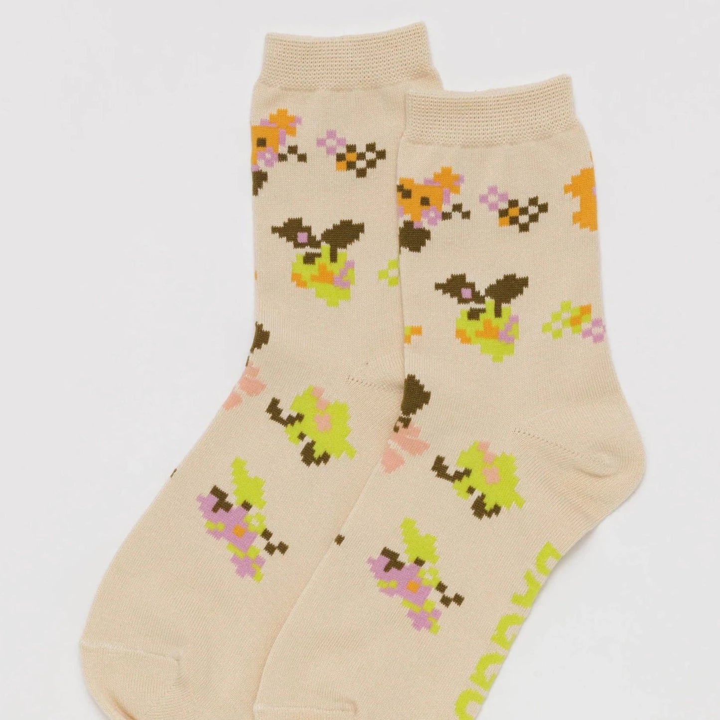 Tapestry Floral / Baggu Crew Sock