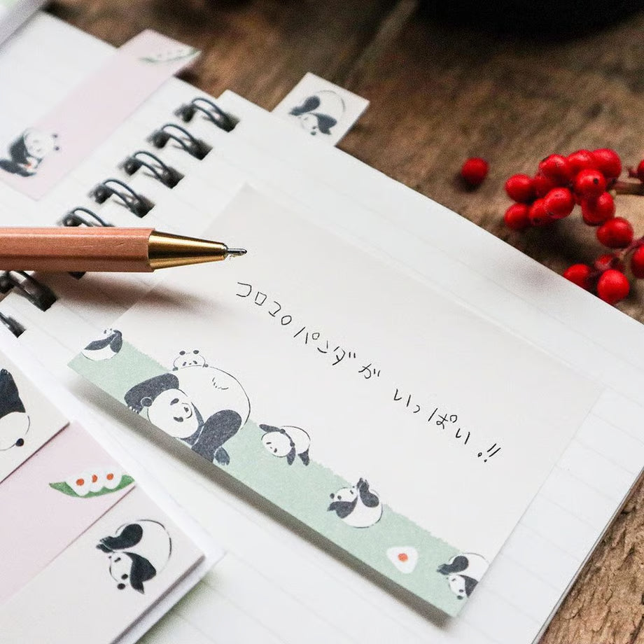 Panda Book-Style Sticky Notes・Keibunsha & meriBUN