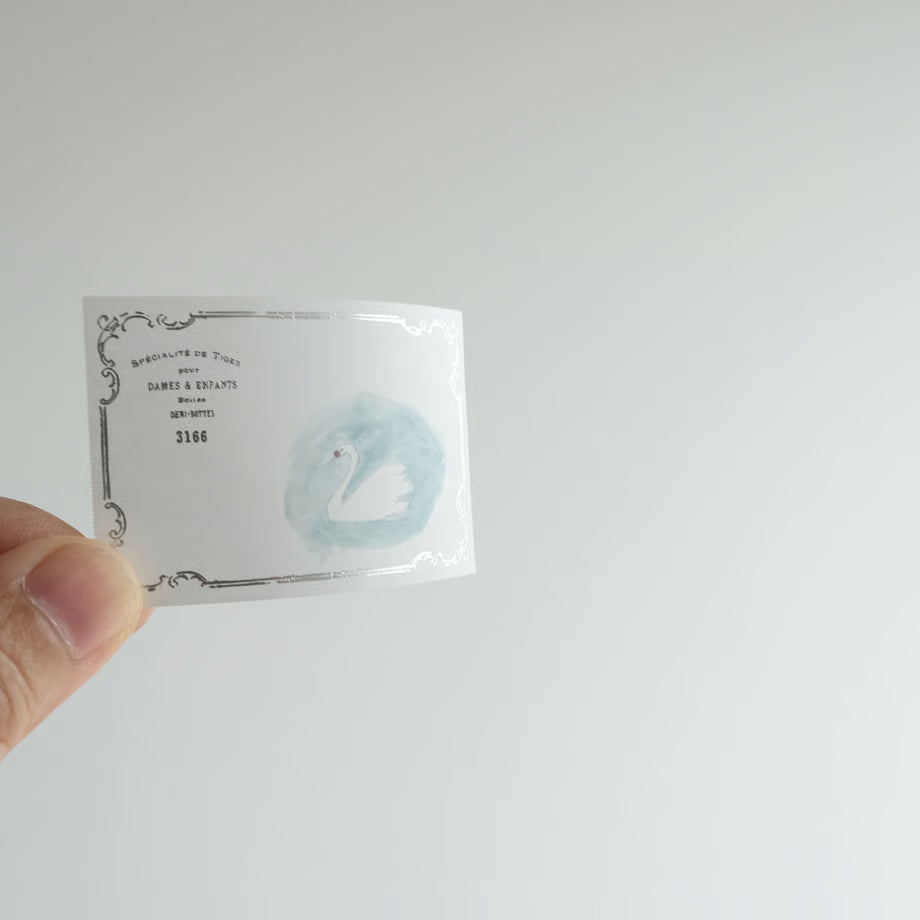Swan Foil-Stamped Roll Memo · Yohaku