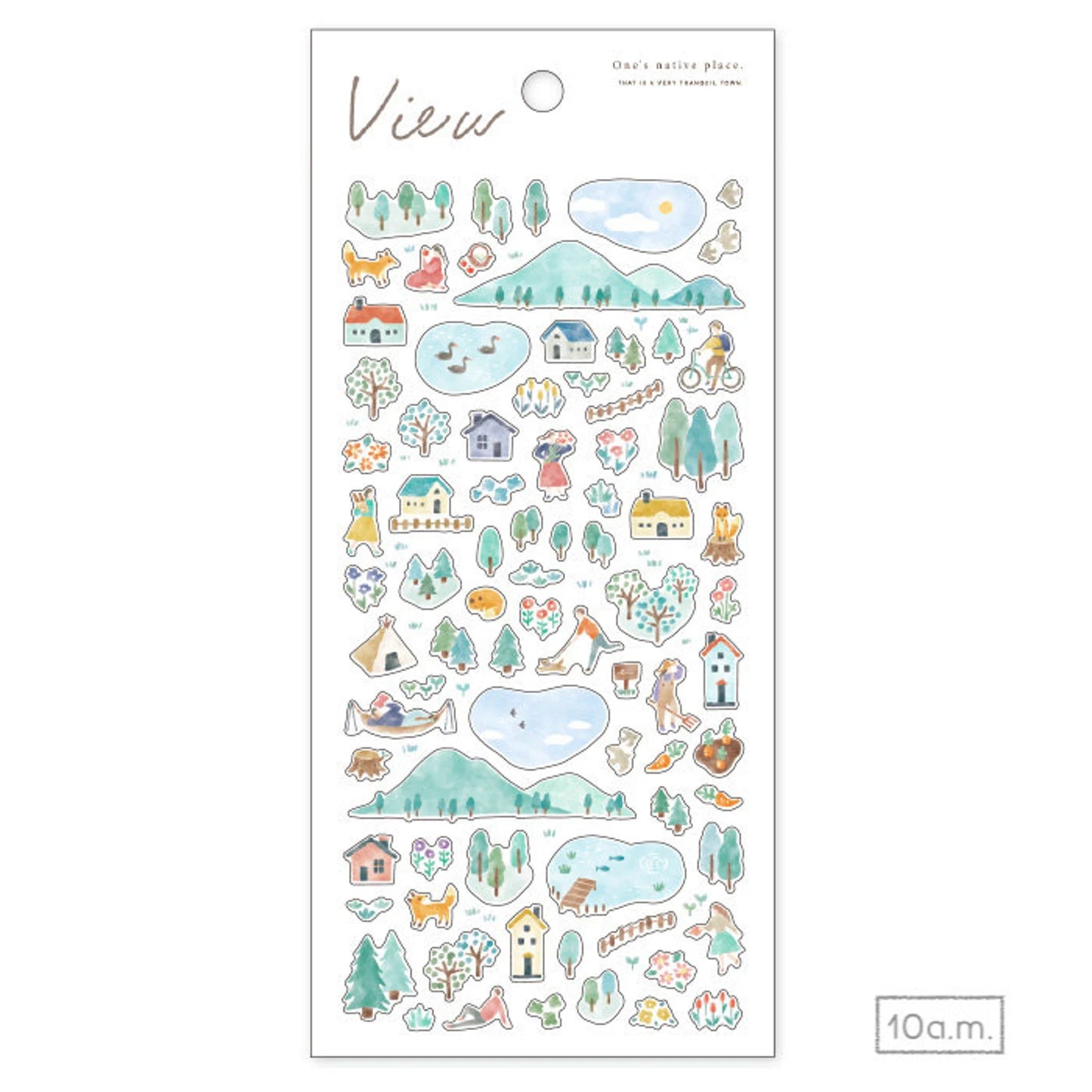 10am - View Mind Wave Sticker Sheet