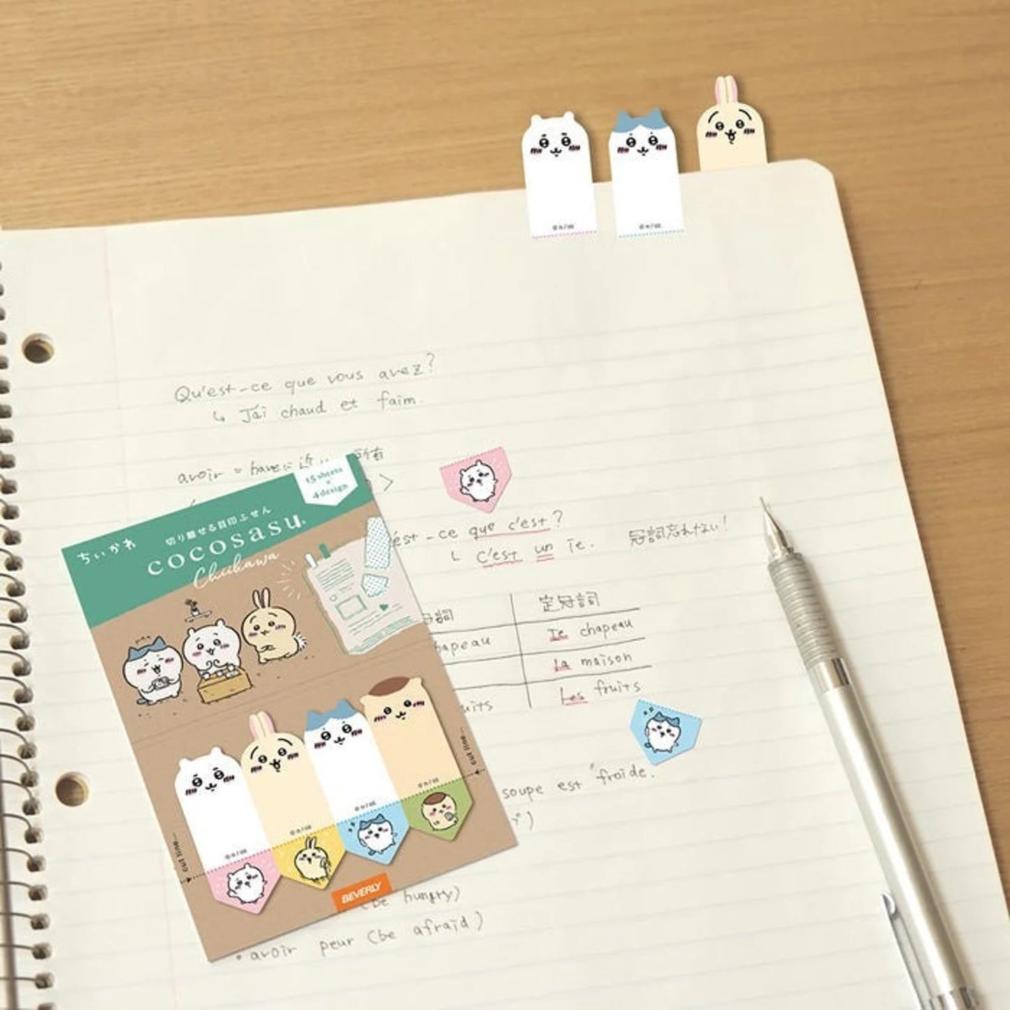 Chiikawa Cocosasu Face Sticky Notes · Beverly
