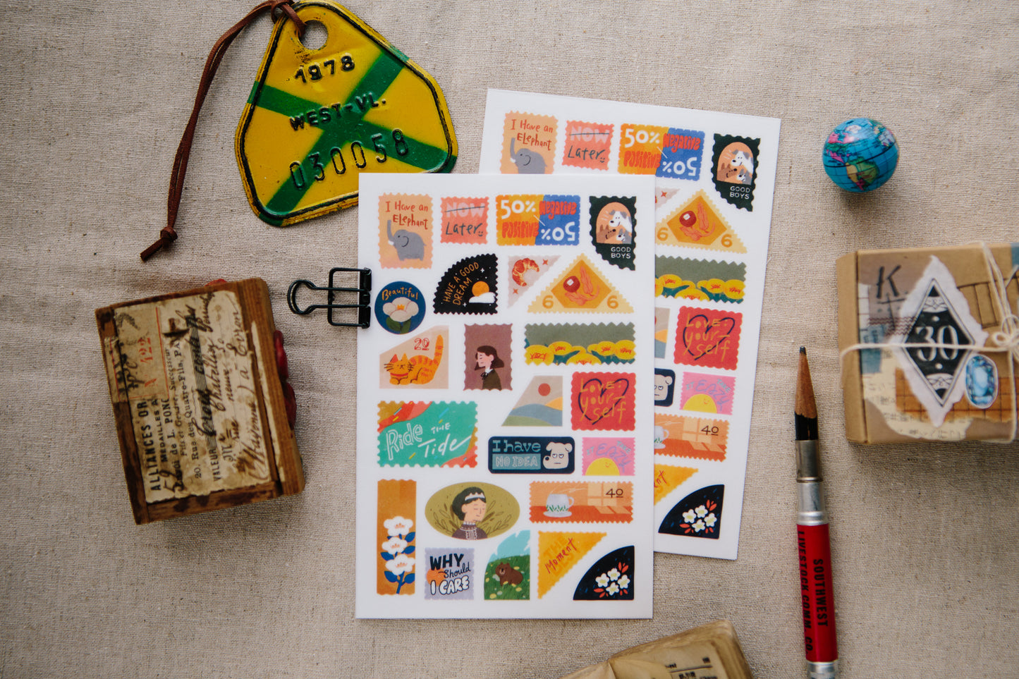 Those Little Thoughts Transfer Sticker Sheet · OURS Studio
