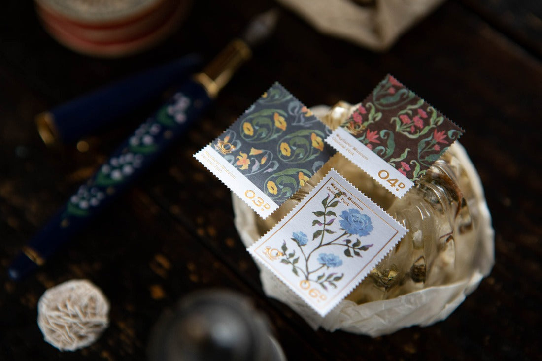 The Wayfarer's Journal Botanical Stamp Sticker · OURS Studio