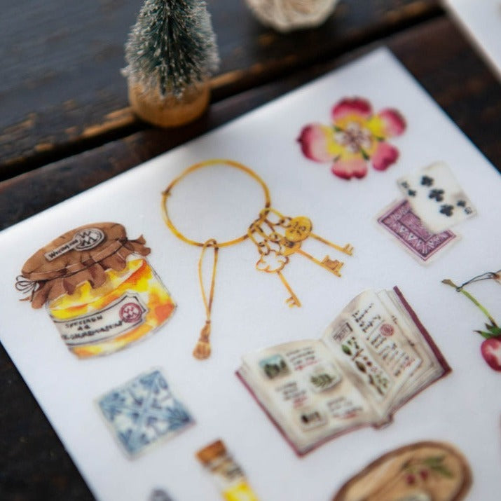 Desk of Botanist Transfer Sticker Sheet · OURS Studio