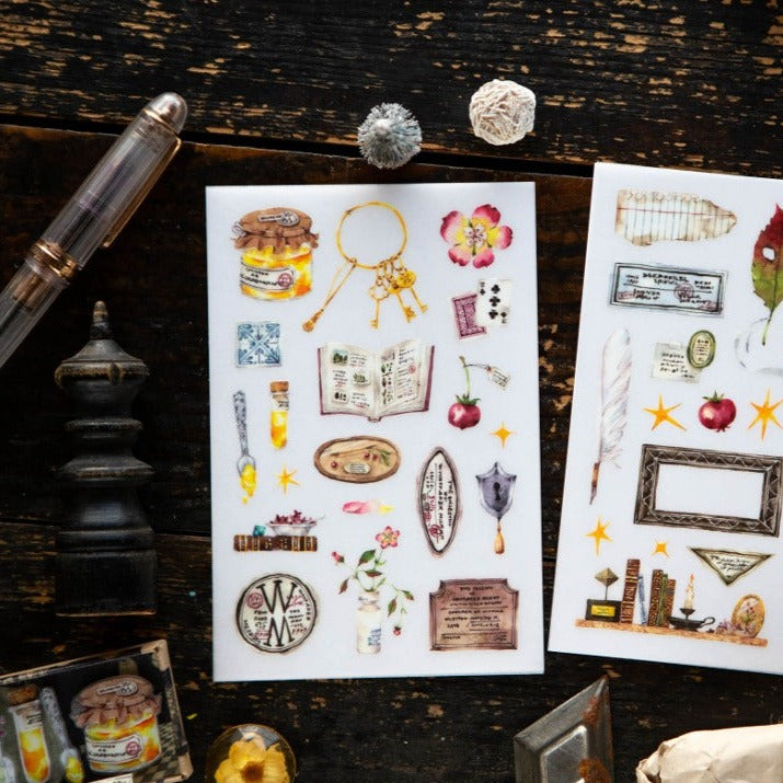 Desk of Botanist Transfer Sticker Sheet · OURS Studio