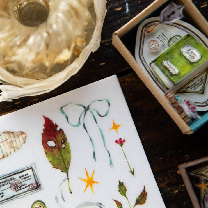 Desk of Botanist Transfer Sticker Sheet · OURS Studio
