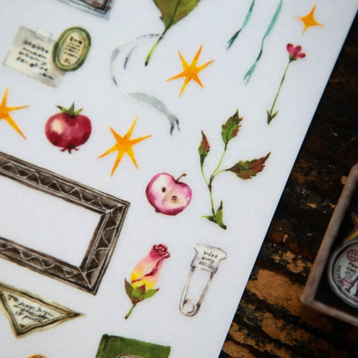 Desk of Botanist Transfer Sticker Sheet · OURS Studio