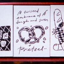 Pretzel Rubber Stamp · OURS Studio