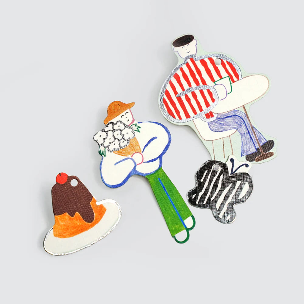 Blue Light 4 Gift Tag · kawi