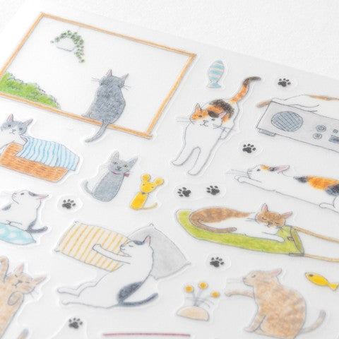 Cat Planner Sticker Sheet · Midori