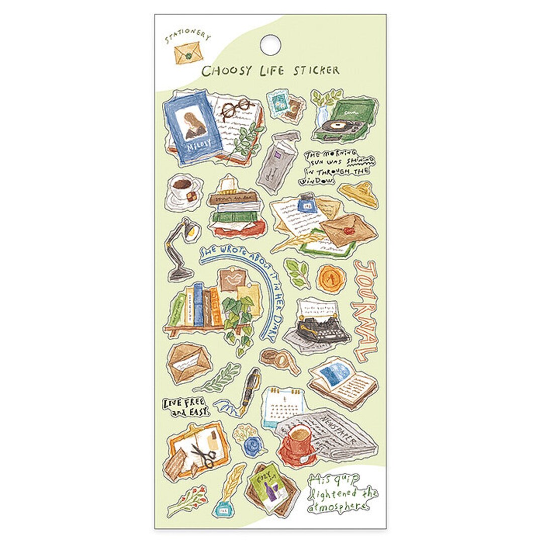 Stationery Choosey Life Series Sticker Sheet · Mind Wave