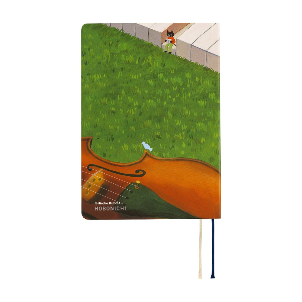 2026 Hobonichi Techo A6 HON / Hiroko Kubota: Waiting on the Chord《January Start | English | A6》