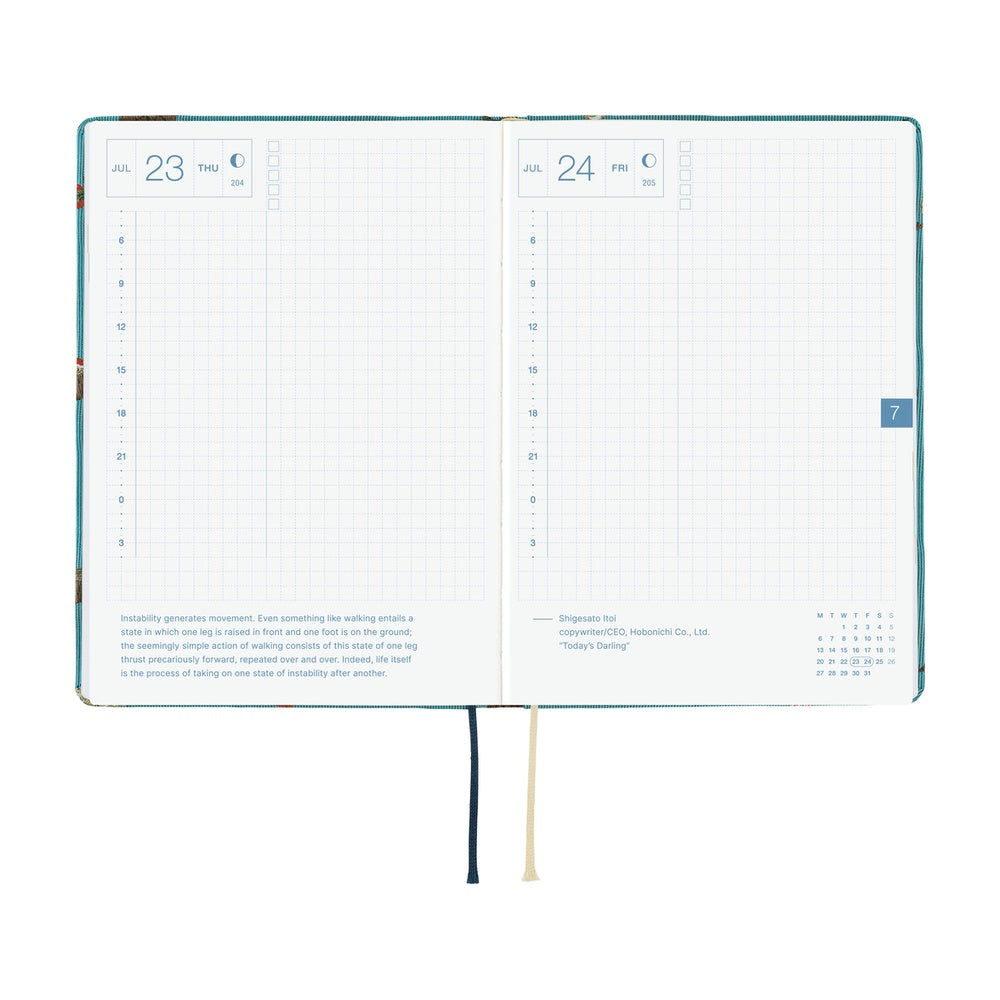 2026 Hobonichi Techo A6 HON / Bow & Tie: Bow & Tie: In the Forest《January Start | English | A6》