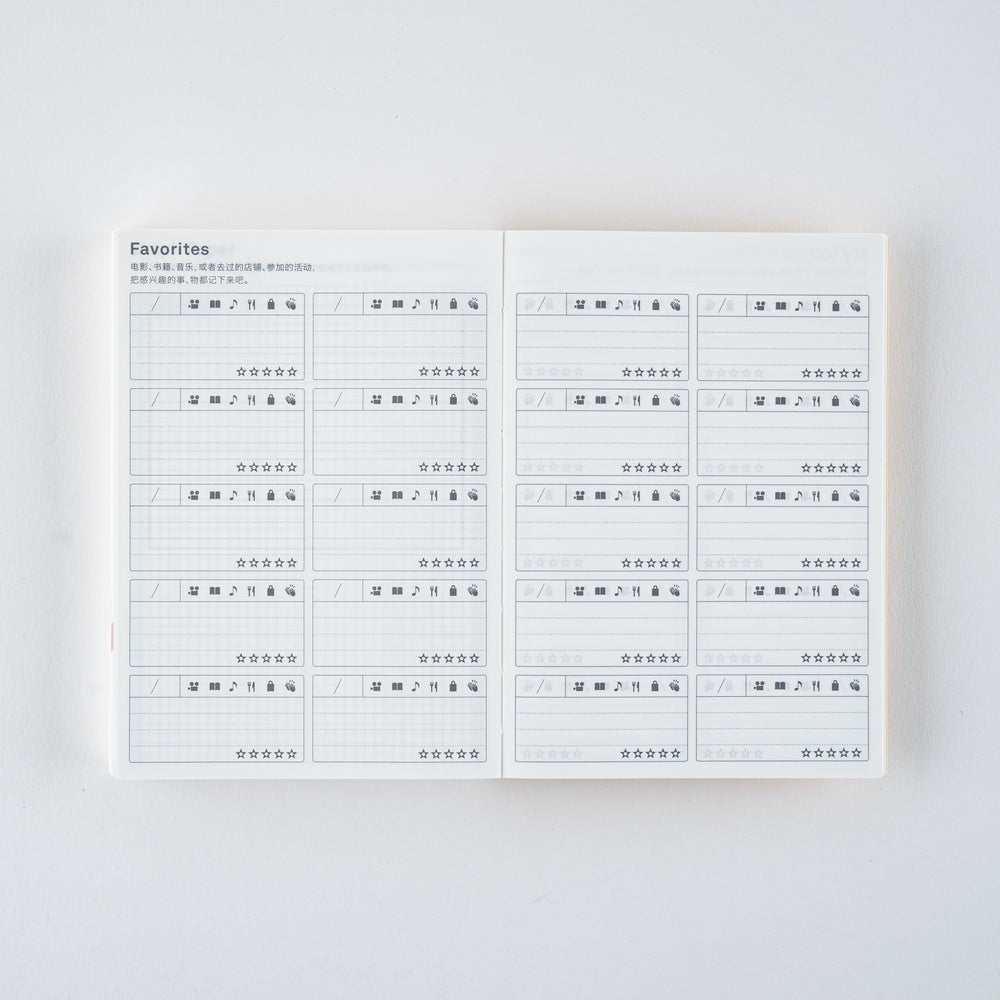 2026 Hobonichi Techo Simplified Chinese Original Book《January Start | Simplified Chinese | A6》