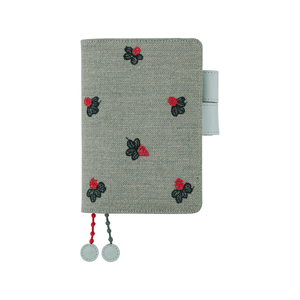 mina perhonen: light berry (Green) / A6 Original Cover for Hobonichi Techo