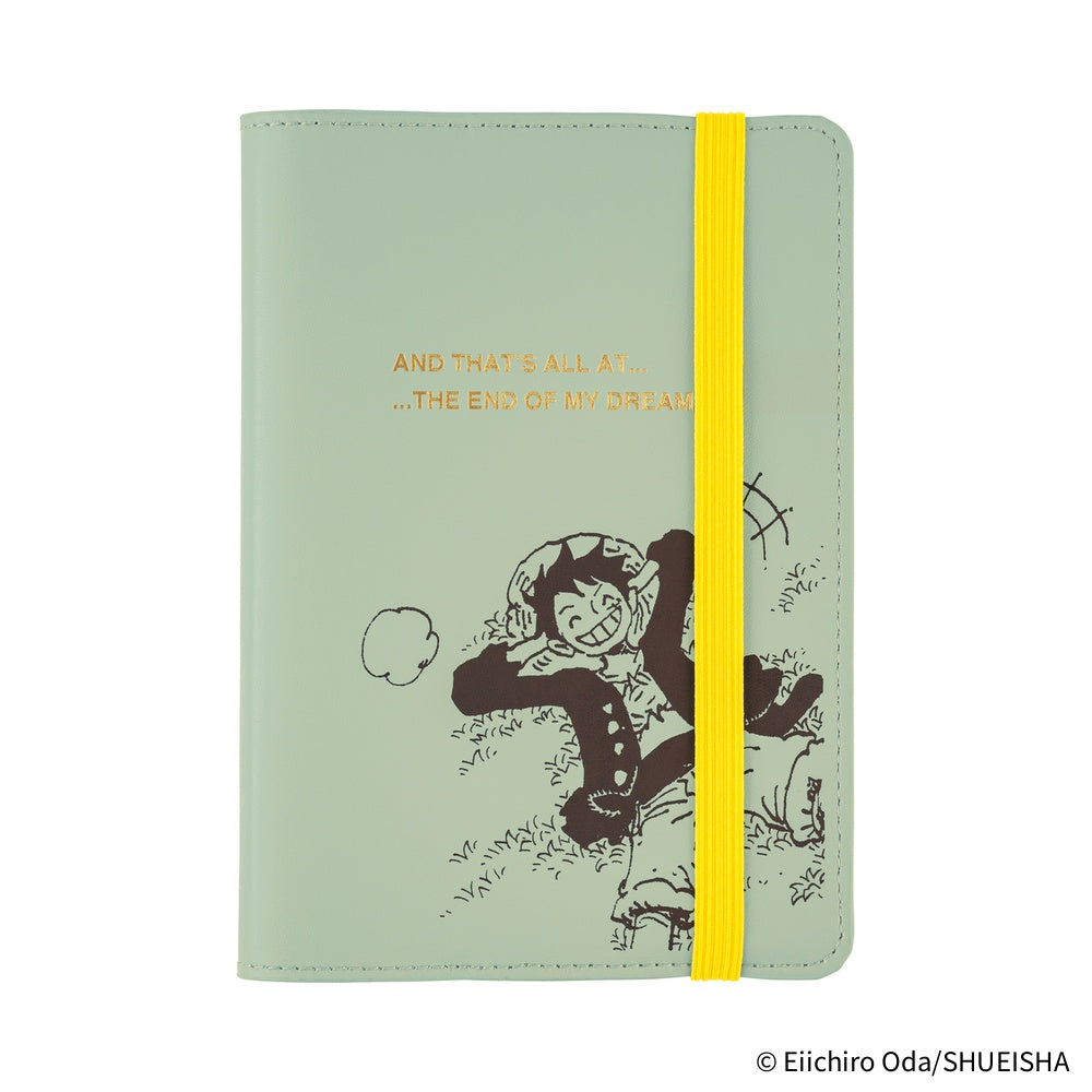 2026 Hobonichi Techo English Original Book + ONE PIECE magazine: Straw Hat Luffy (Mint Green)《January Start | English | A6》