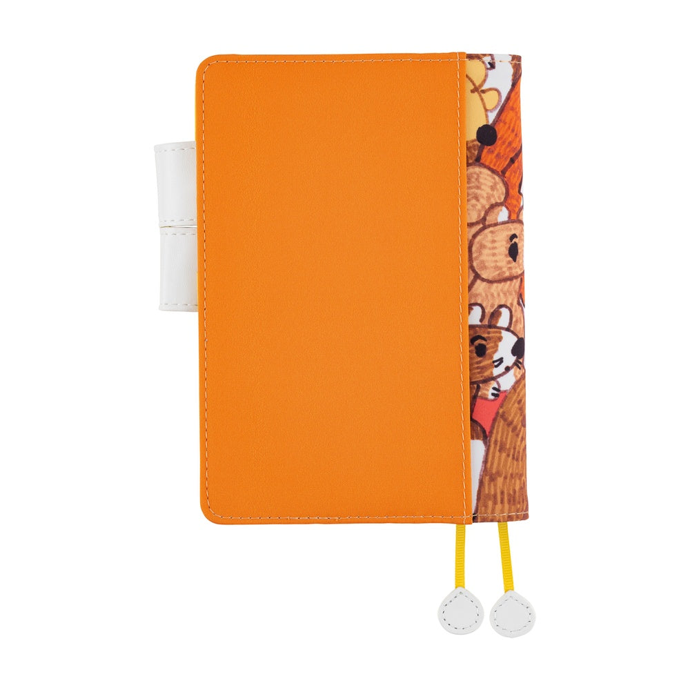 2026 Hobonichi Techo English Original Book +100%ORANGE: Squirrel Squadron《January Start | English | A6》