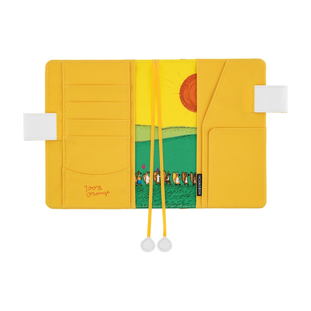 2026 Hobonichi Techo English Original Book +100%ORANGE: Squirrel Squadron《January Start | English | A6》