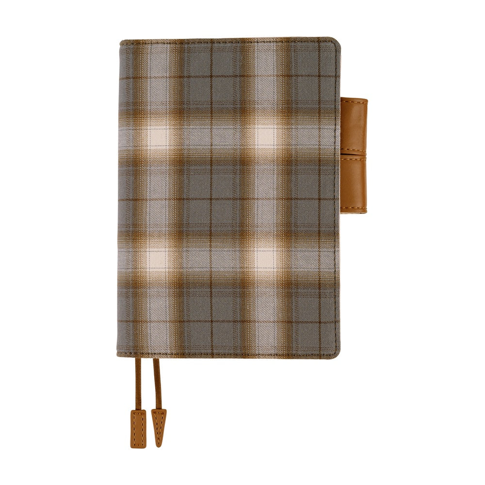 2026 Hobonichi Techo English Original Book + Shirt Fabric: Foggy Plaid《January Start | English | A6》