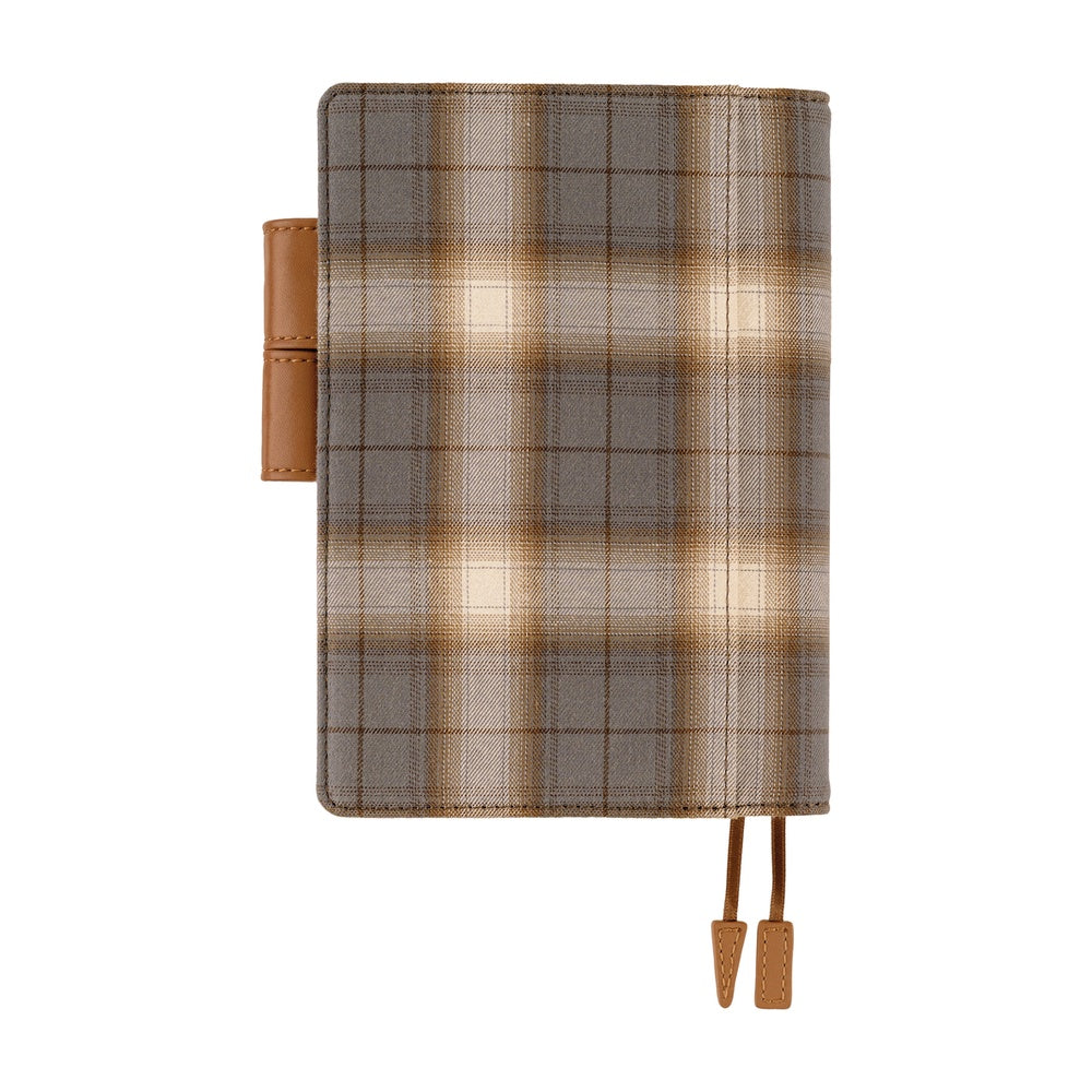 2026 Hobonichi Techo English Original Book + Shirt Fabric: Foggy Plaid《January Start | English | A6》