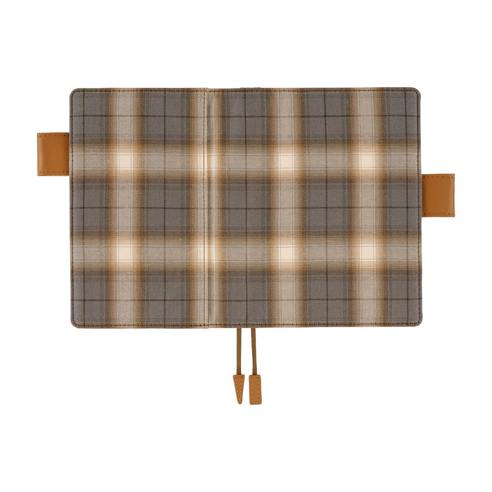 2026 Hobonichi Techo English Original Book + Shirt Fabric: Foggy Plaid《January Start | English | A6》