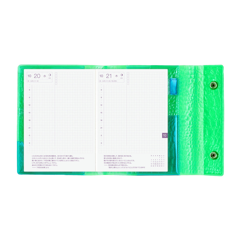 beautiful people: Nothing to Hide (Green)《A6 Hobonichi Original Cover》